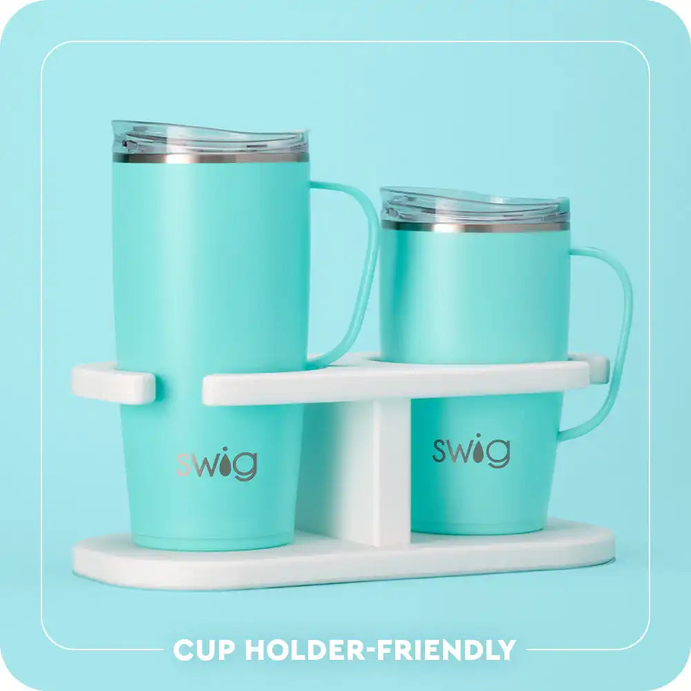 White Golf Ball Travel Mug 18oz