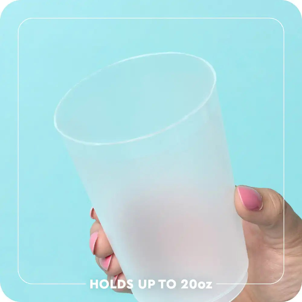 Tailgates in Oxford Frost Flex Cup 20oz (Set of 8)