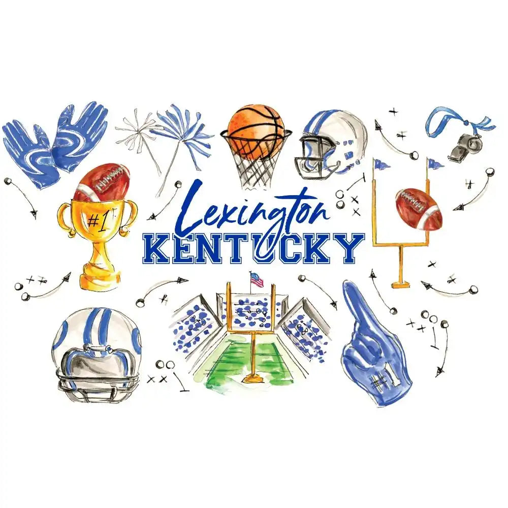 Tailgates in Lexington Tea Towel