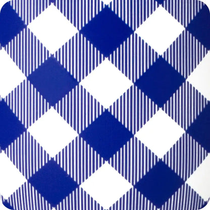Gameday Gingham Royal + Red Mega Mug 40oz