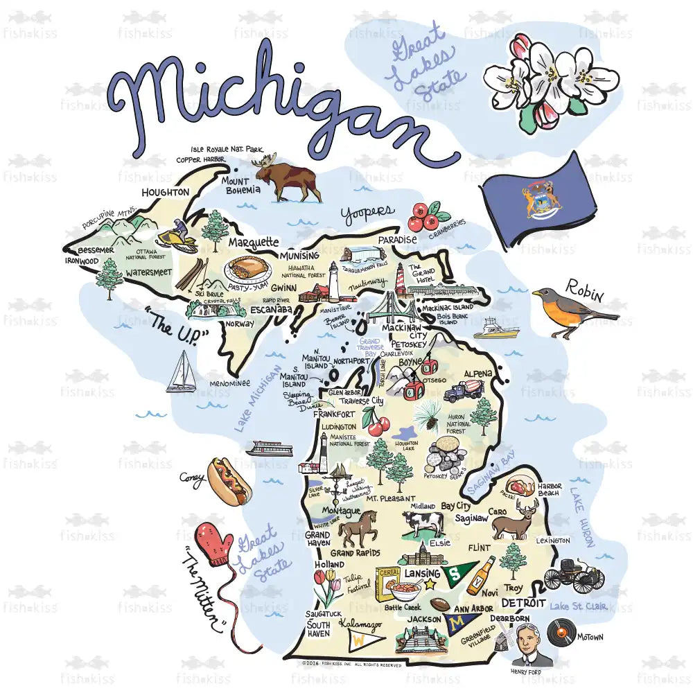 Michigan Travel Mug 22oz