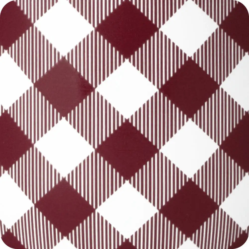 Gameday Gingham Maroon Mega Mug 30oz