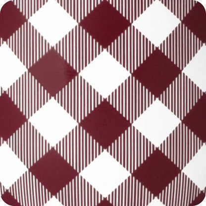 Gameday Gingham Maroon Mega Mug 30oz