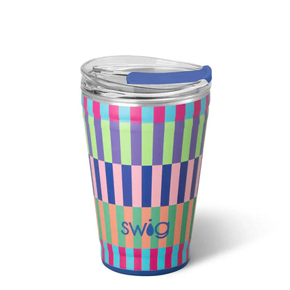 Brite Stripe Party Cup 18oz