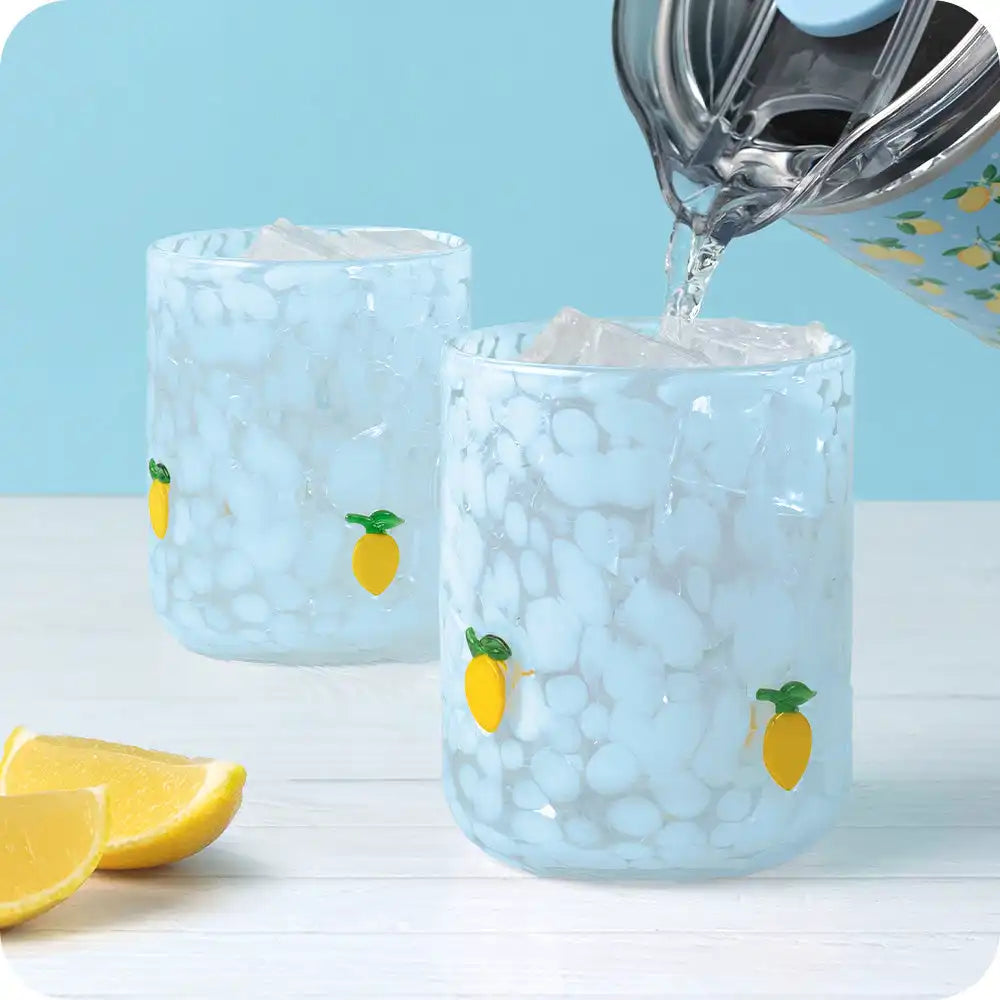 Summer Salt Charm Glass 17oz