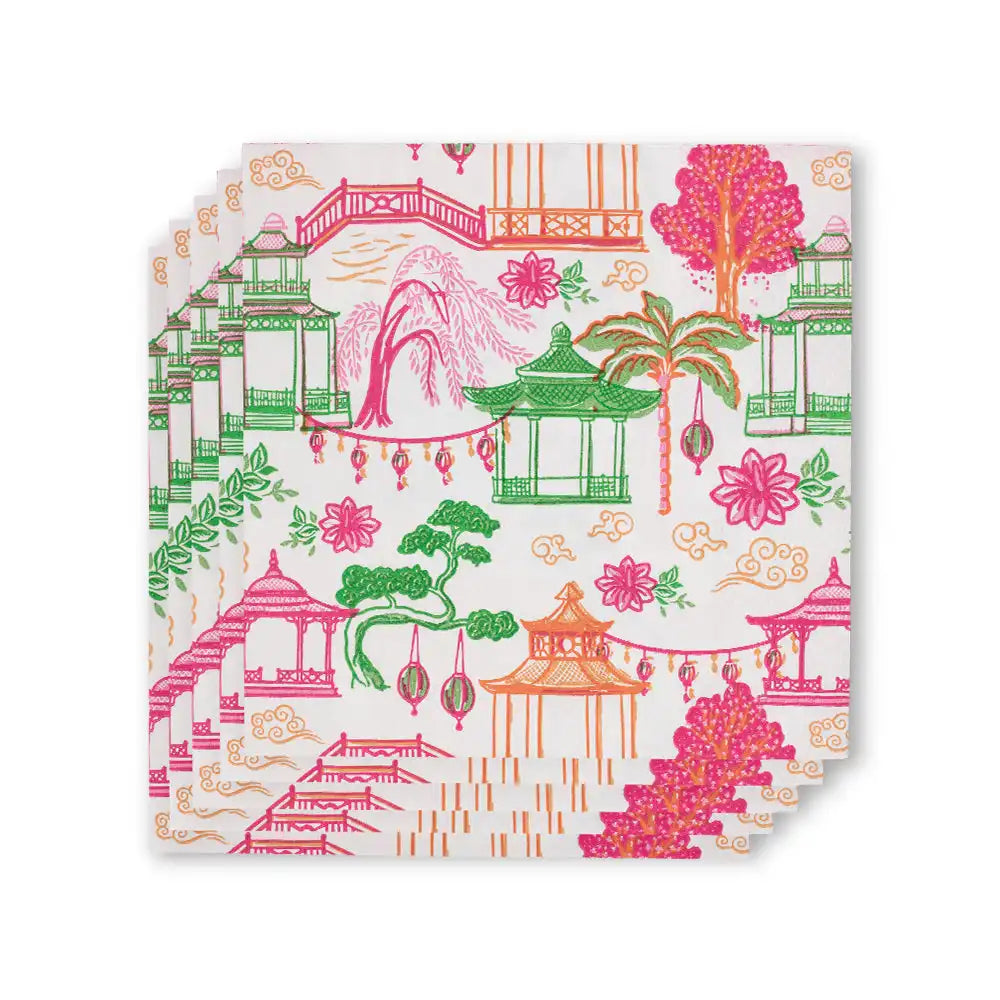 Pagoda Paradise Cocktail Napkins