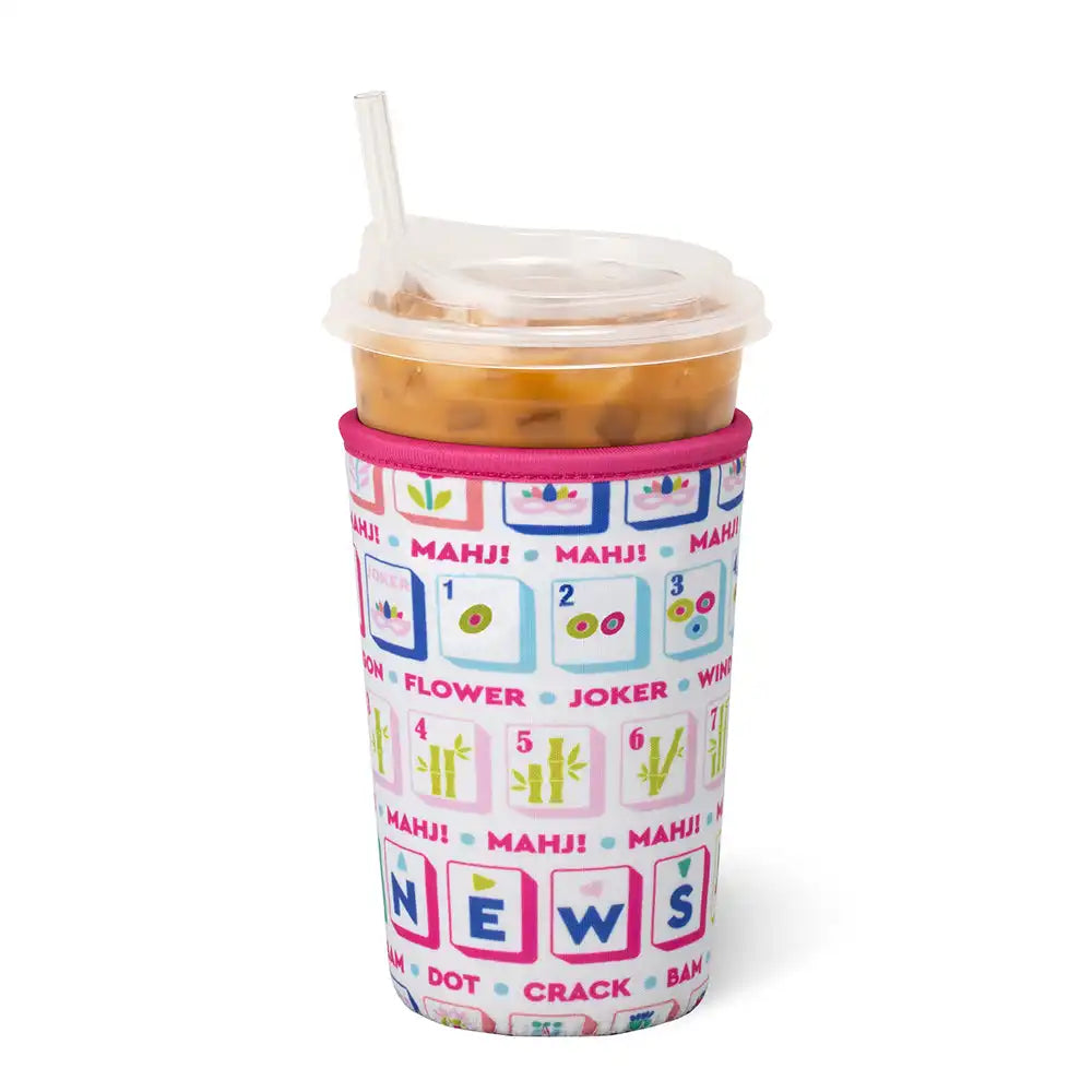 Mahjong Tiles Medium Iced Cup Coolie
