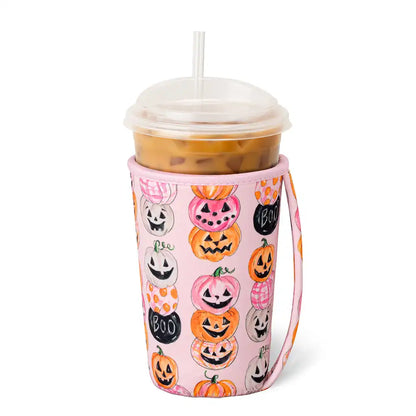Pumpkin Stacks Medium Iced Cup Coolie