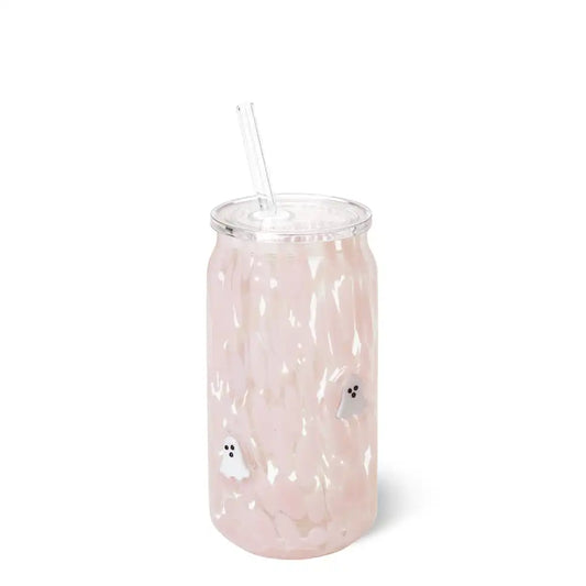 Ghost Charm Soda Glass 16oz