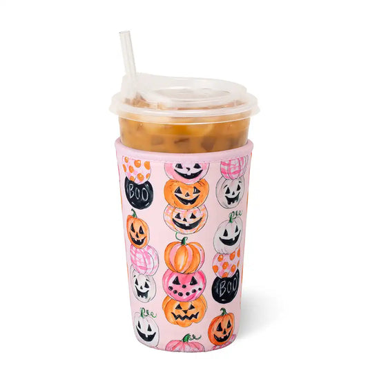 Pumpkin Stacks Medium Iced Cup Coolie