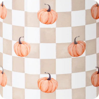 Pumpkin Check Travel Mug 22oz