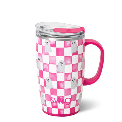 Ghost Check Travel Mug 18oz