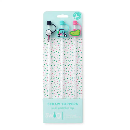 Tee It Up Straw Topper Set