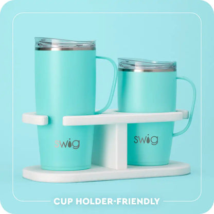 White Golf Ball Travel Mug 18oz