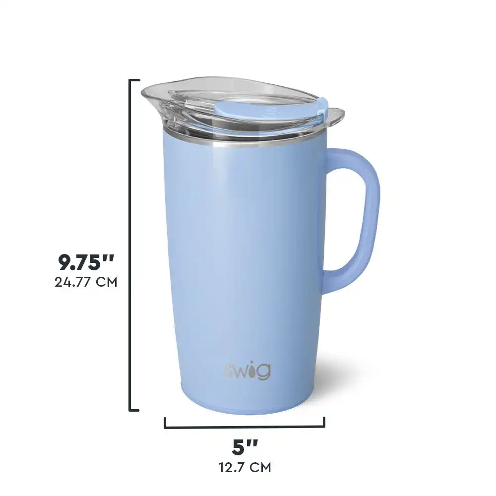 Shimmer Periwinkle Party Pitcher 64oz