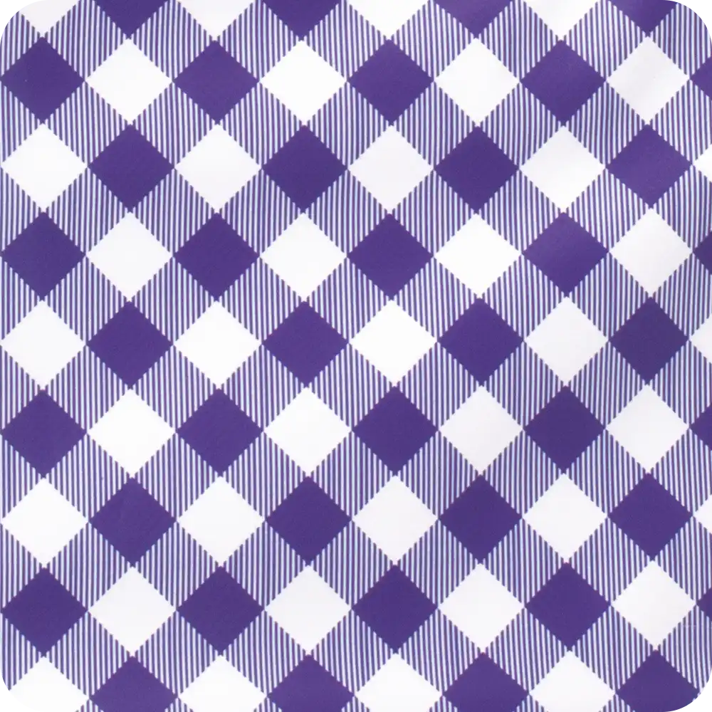 Gameday Gingham Purple + Yellow Lunchi Lunch Bag