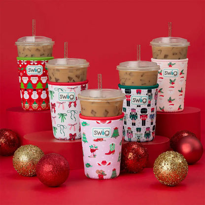 Howdy Holidays Iced Cup Coolie