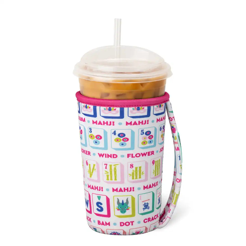 Mahjong Tiles Medium Iced Cup Coolie