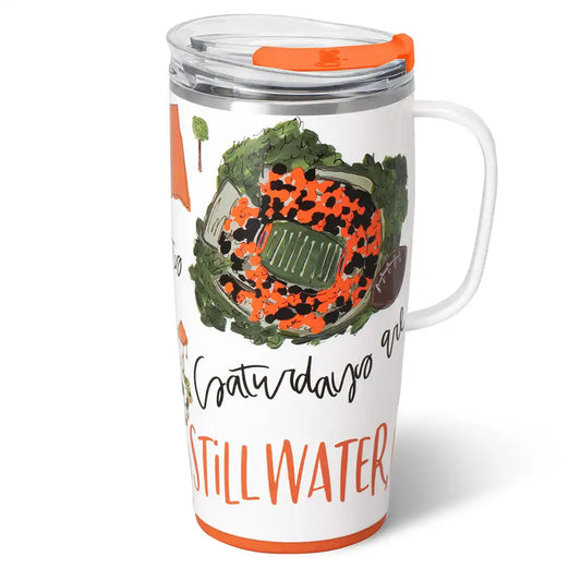 Saturdays in Stillwater Travel Mug 22oz