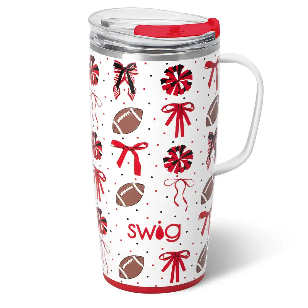 We've Got Spirit Black + Red Travel Mug 22oz