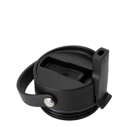 Black Flip + Sip Cap 12oz Slim Tumbler
