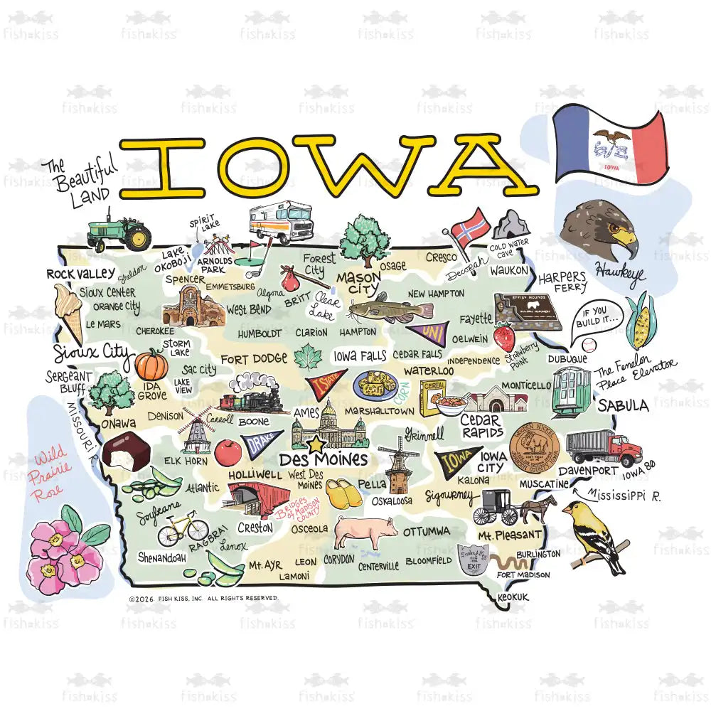 Iowa Mega Mug 40oz