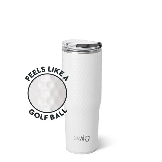 White Golf Ball Tumbler 30oz