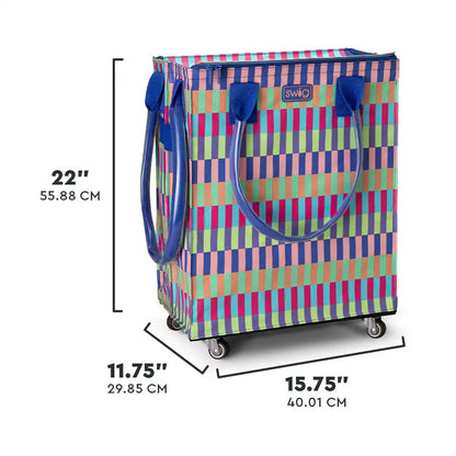 Brite Stripe Mega Tote Bag