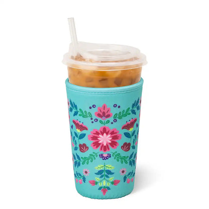 Flora Azul Medium Iced Cup Coolie