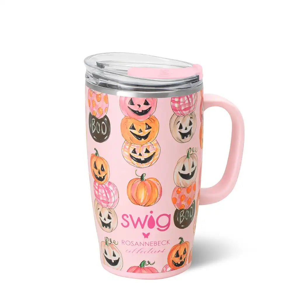 Pumpkin Stacks Travel Mug 18oz