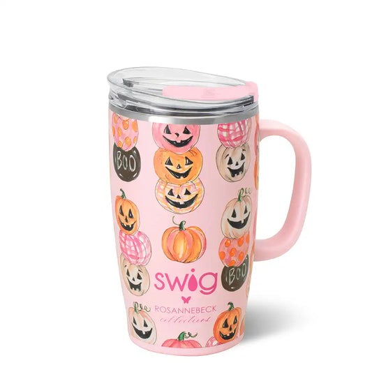 Pumpkin Stacks Travel Mug 18oz
