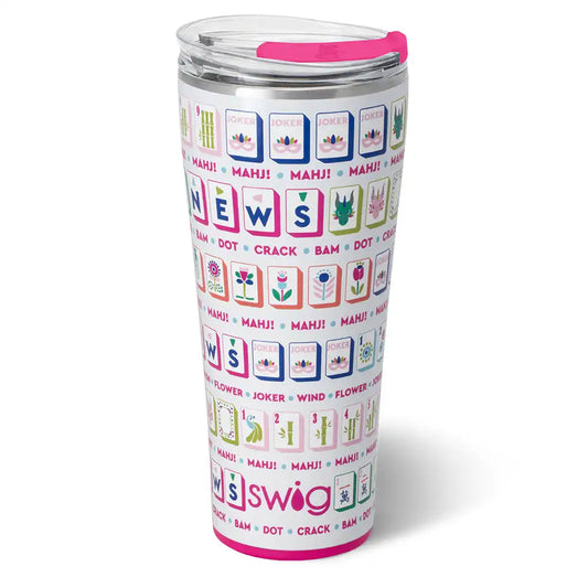 Mahjong Tiles Tumbler 32oz