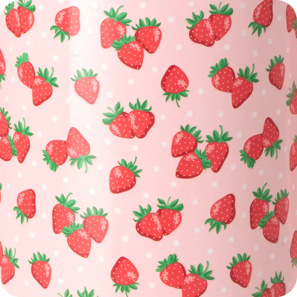 Strawberry Shortcake Skinny Can Cooler 12oz