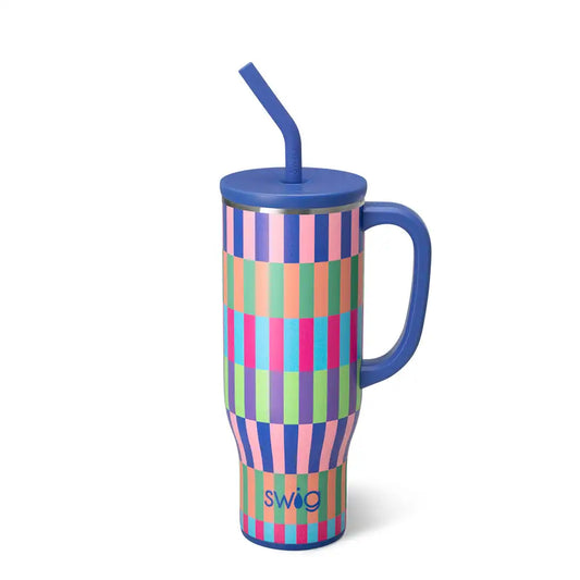 Brite Stripe Mega Mug 30oz