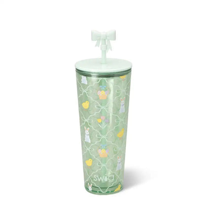 Hoppy Easter Plastic Tumbler 24oz