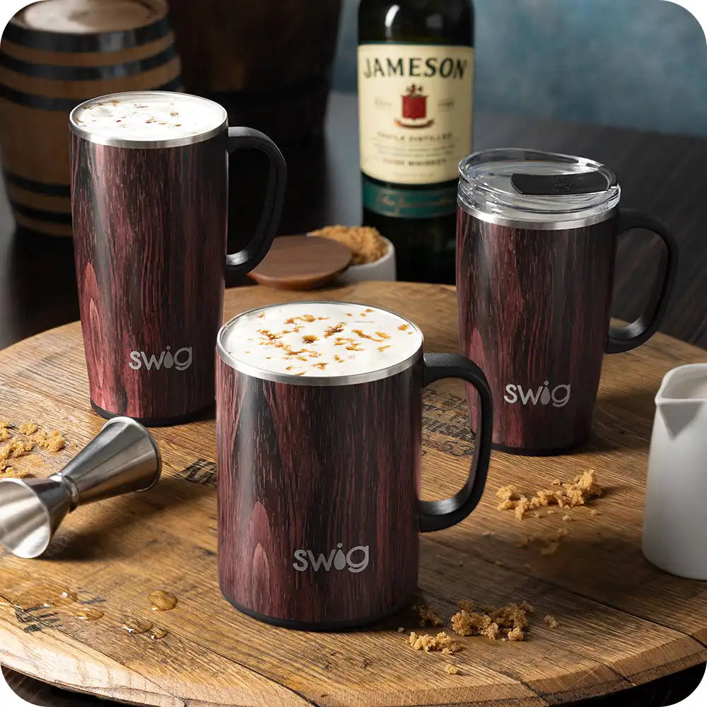 Bourbon Barrel Large Camper Mug 24oz