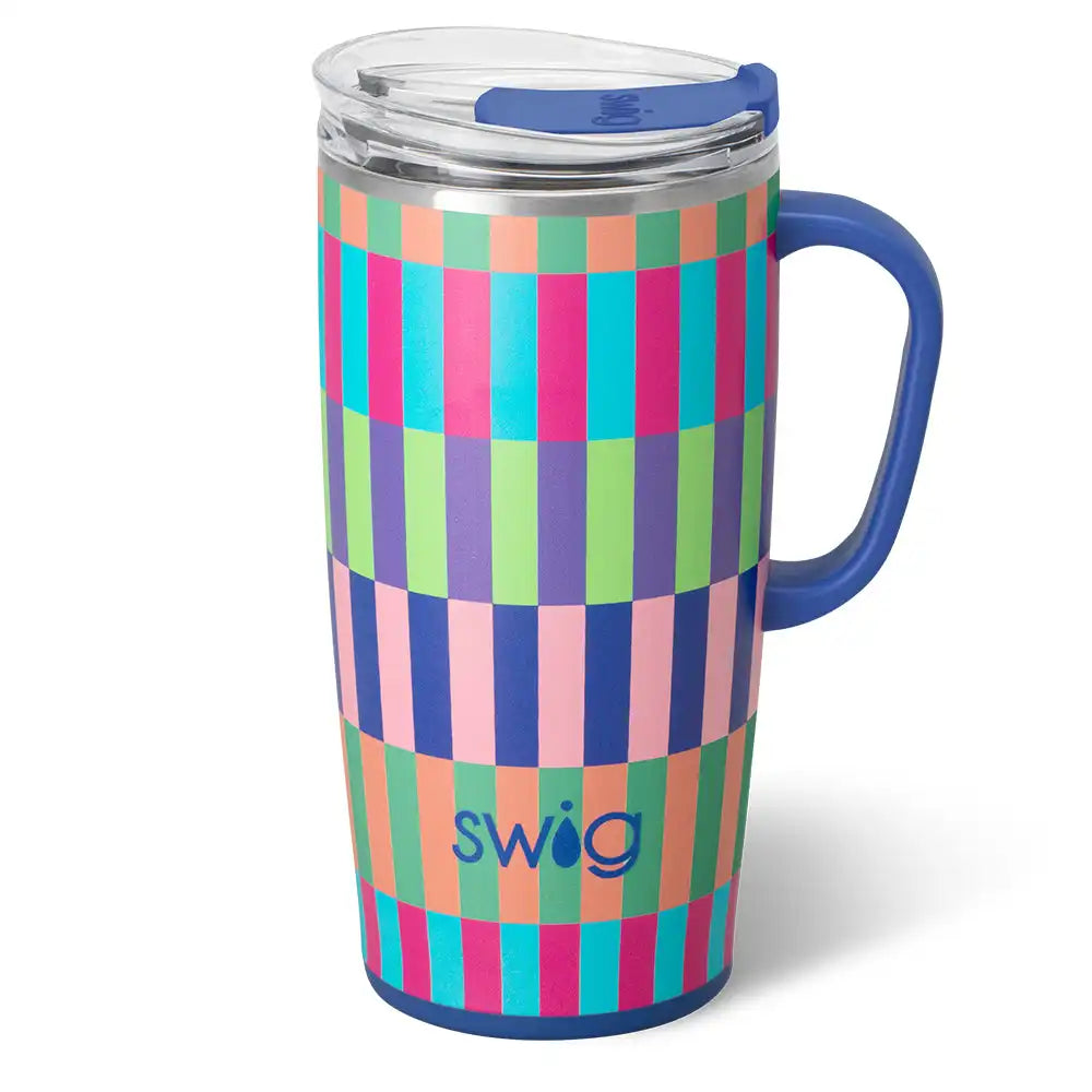 Brite Stripe Travel Mug 22oz