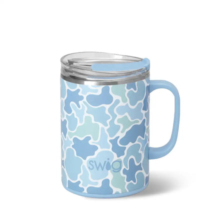 Saltwater Camo Large Camper Mug 24oz