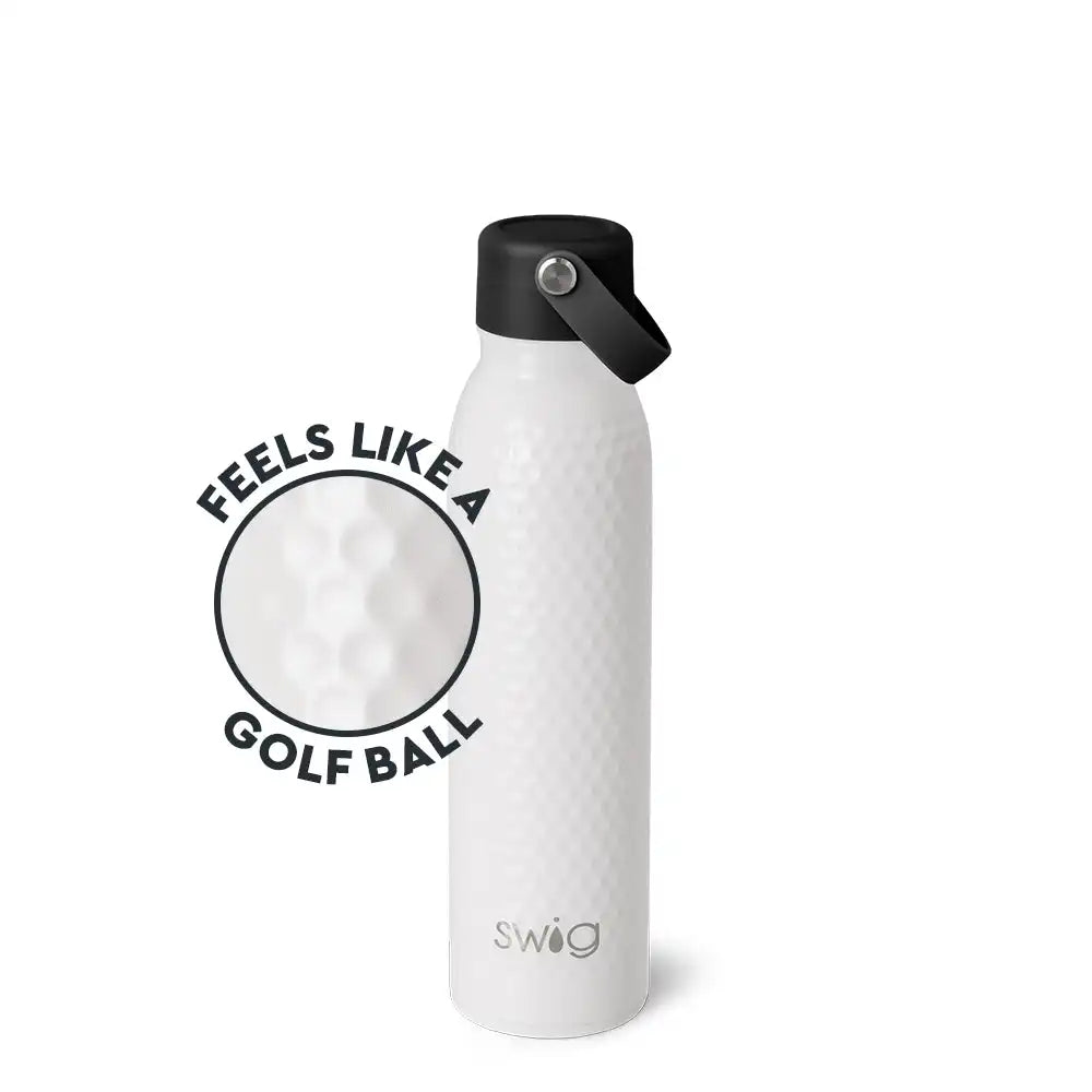 White Golf Ball Water Bottle 20oz