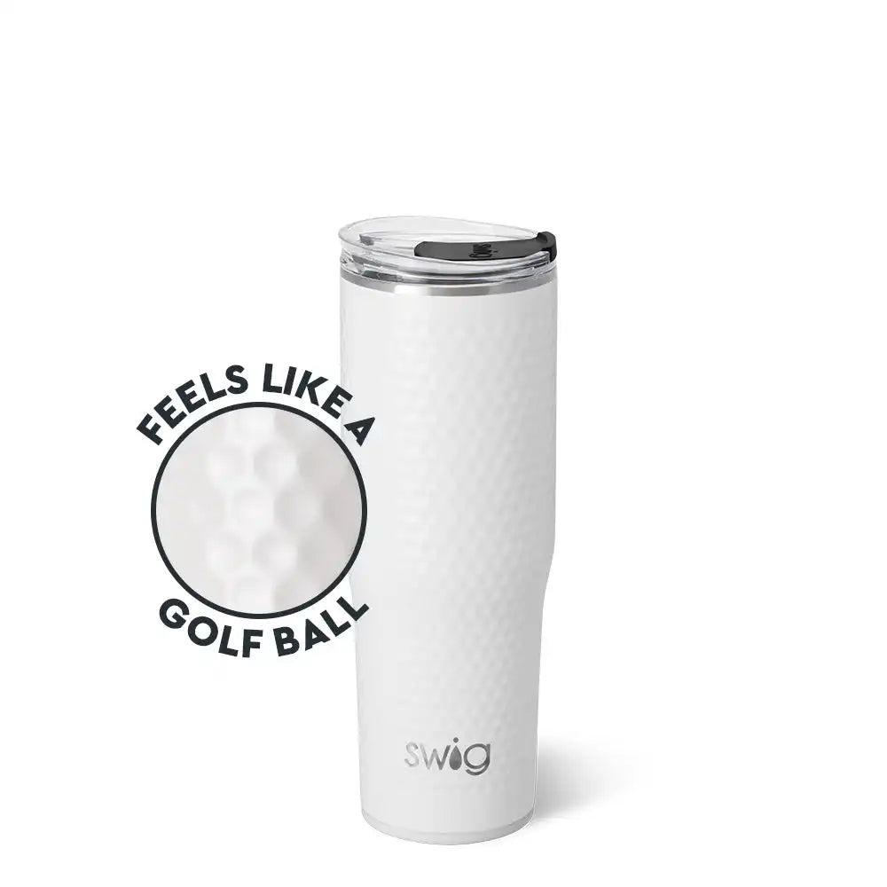 White Golf Ball Tumbler 30oz