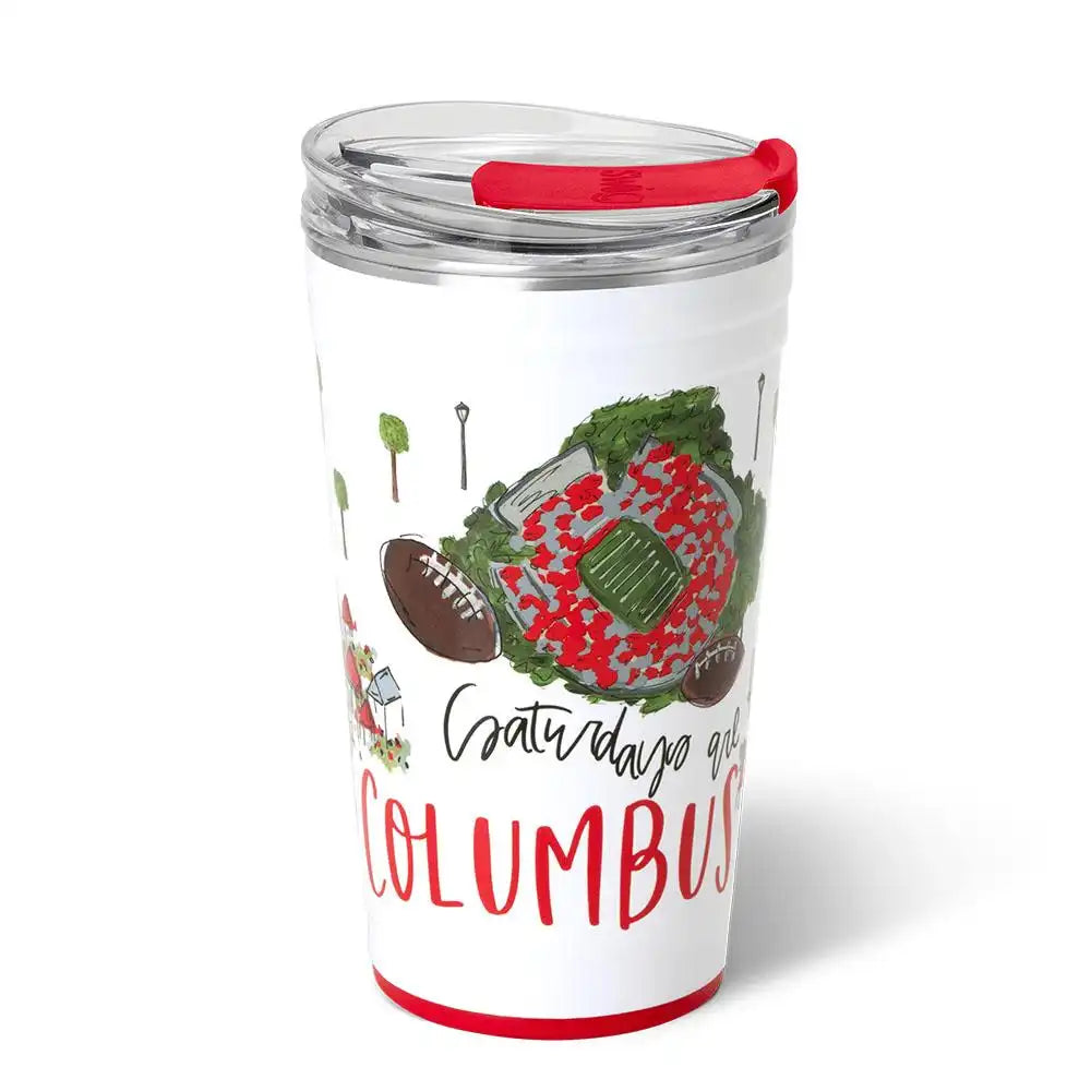 Saturdays in Columbus Party Cup 24oz