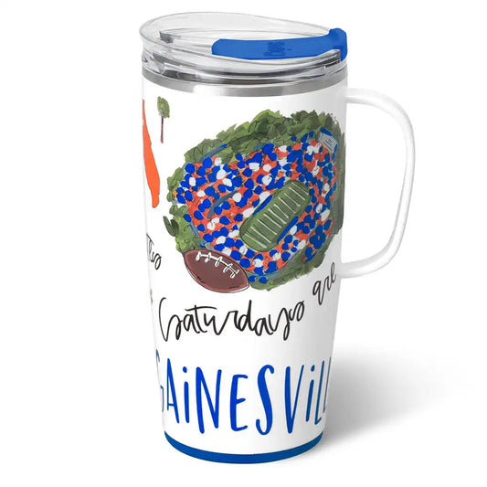 Saturdays in Gainesville Travel Mug 22oz