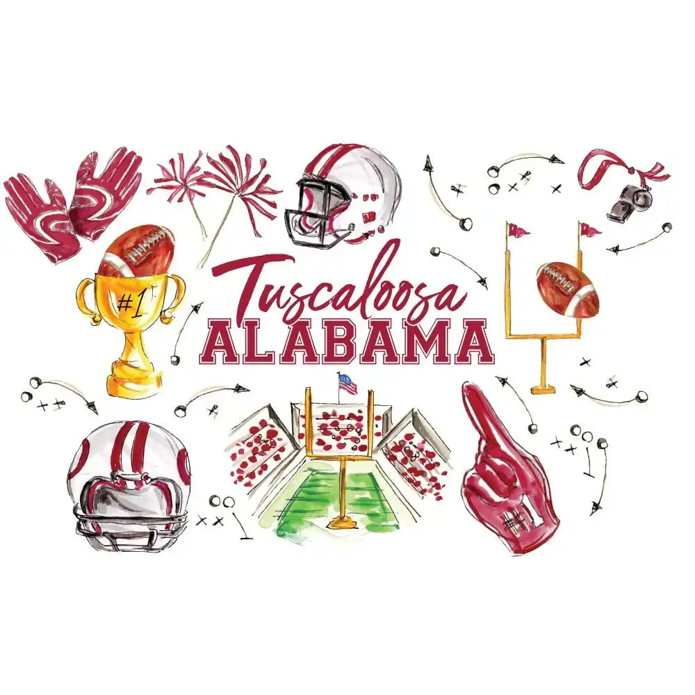 Tailgates in Tuscaloosa Mega Mug 40oz
