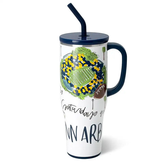 Saturdays in Ann Arbor Mega Mug 40oz