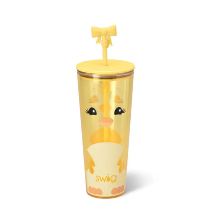 Spring Chick Plastic Tumbler 24oz
