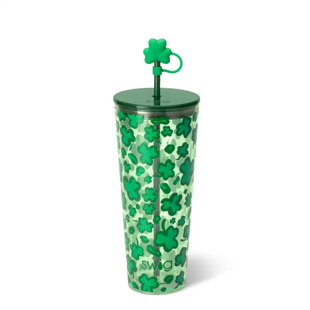 Lucky Leopard Plastic Tumbler 24oz