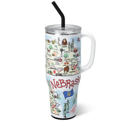 Nebraska Mega Mug 40oz
