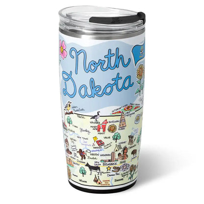 North Dakota Tumbler 22oz