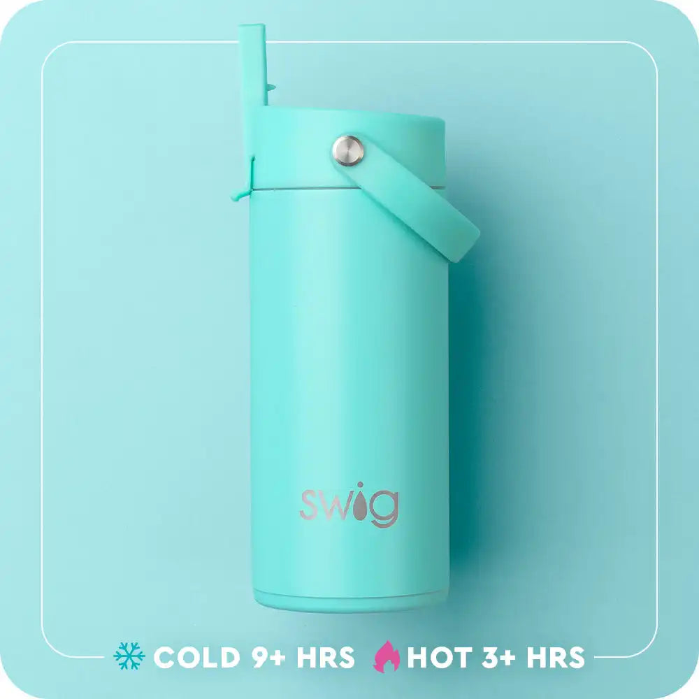 Navy Flip + Sip Slim Tumbler 12oz