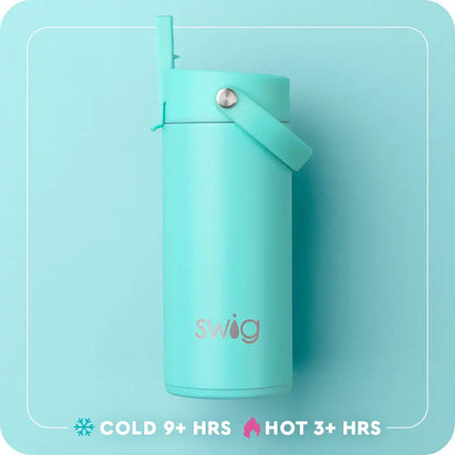Navy Flip + Sip Slim Tumbler 12oz